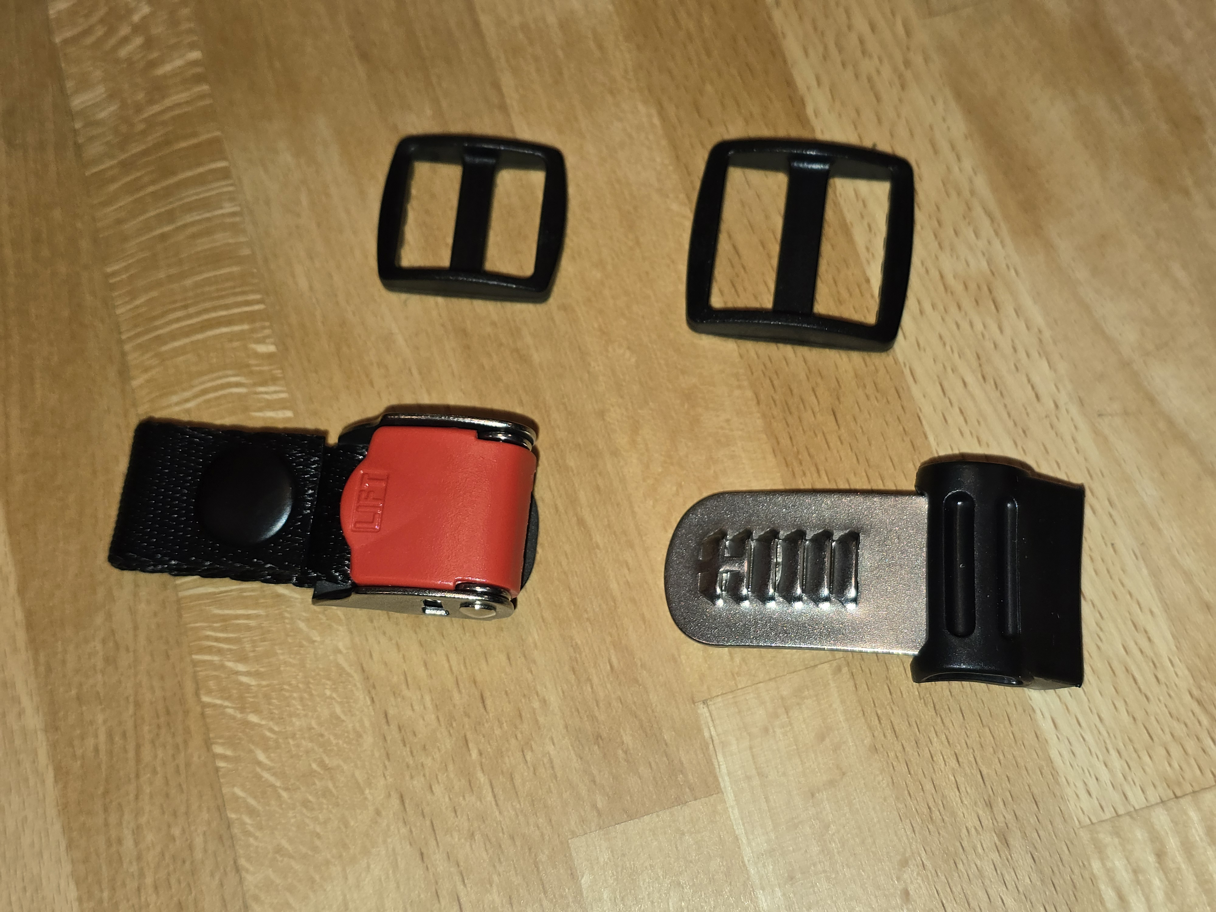 motorcycle helmet ratcheted quick release buckle kit